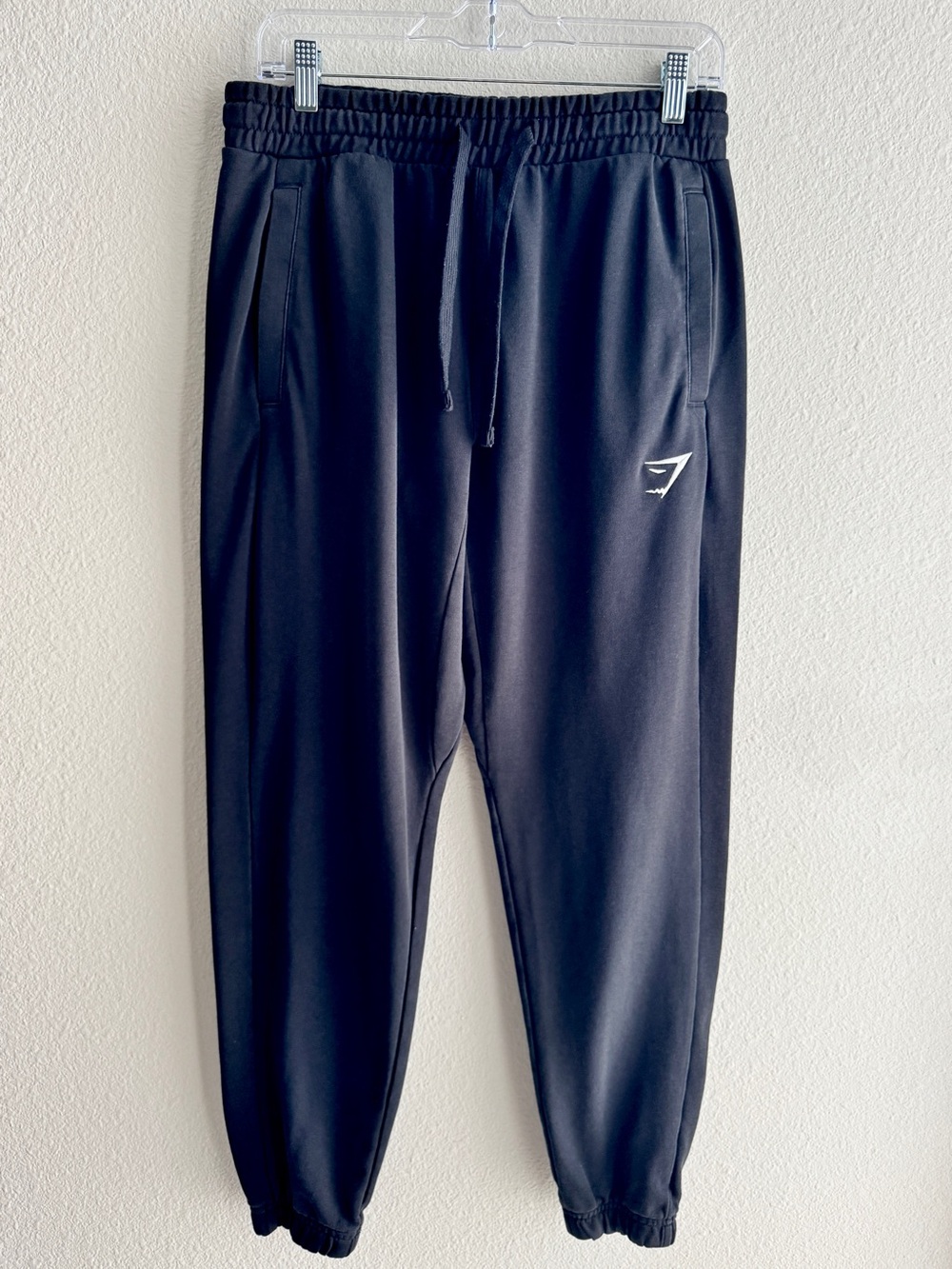 Gymshark Joggers Black Sweatpants Zip Pockets Women’s Size M